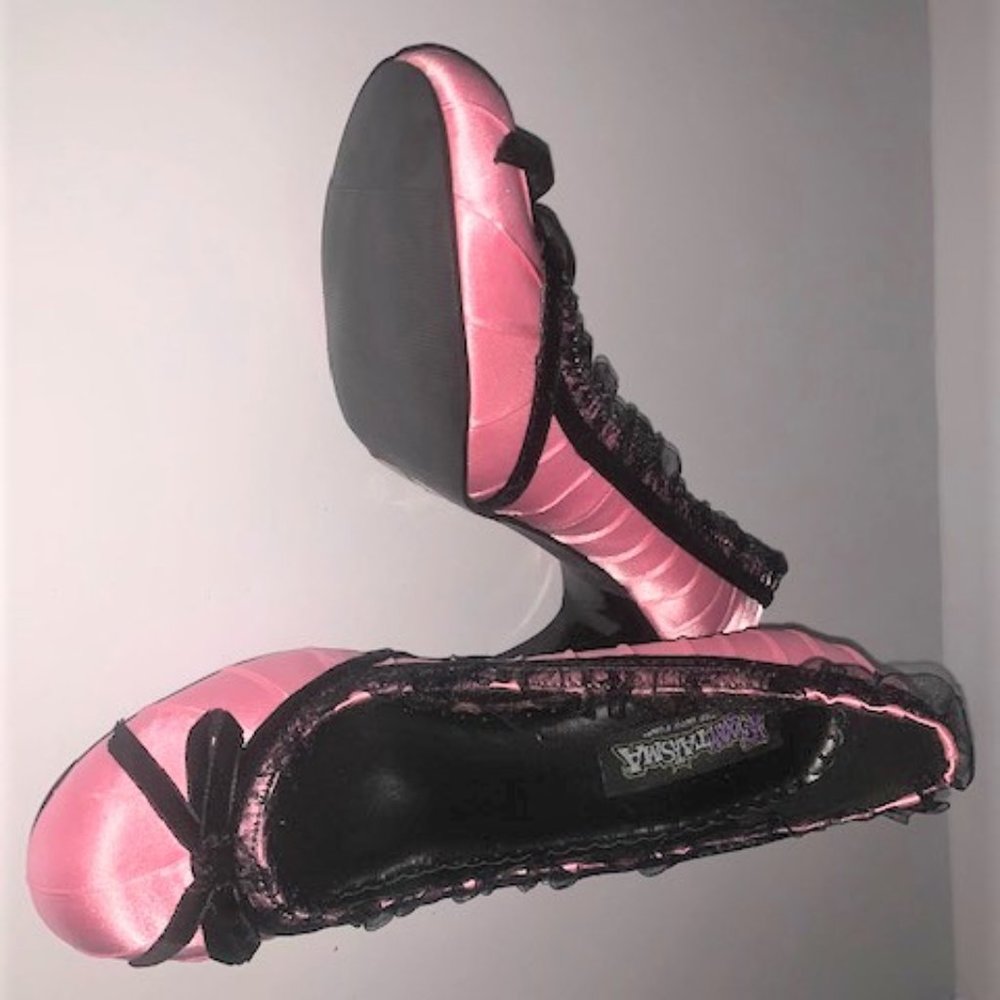 Pink and Black shoe